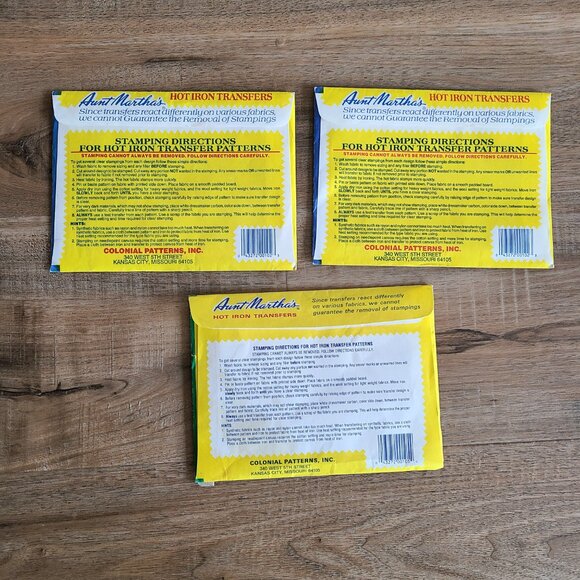 3 Packages of vintage Hot Iron Transfers. - Picture 3 of 8